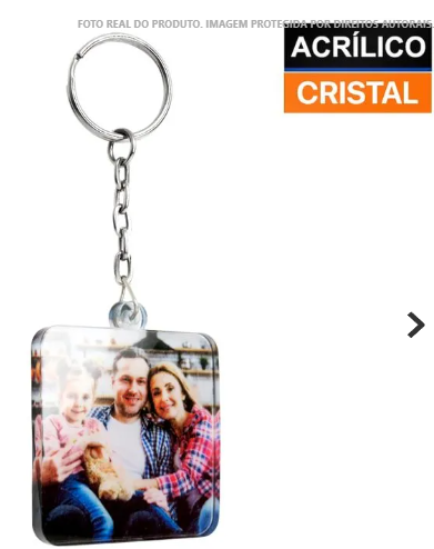 Chaveiro Personalizado com Foto