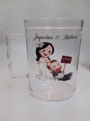 caneca de acrilico pedido ml 25 unidade