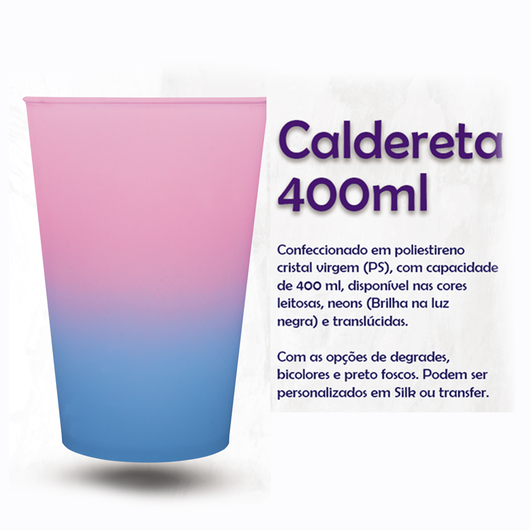Copo Caldereta de 400ml 25  unidades