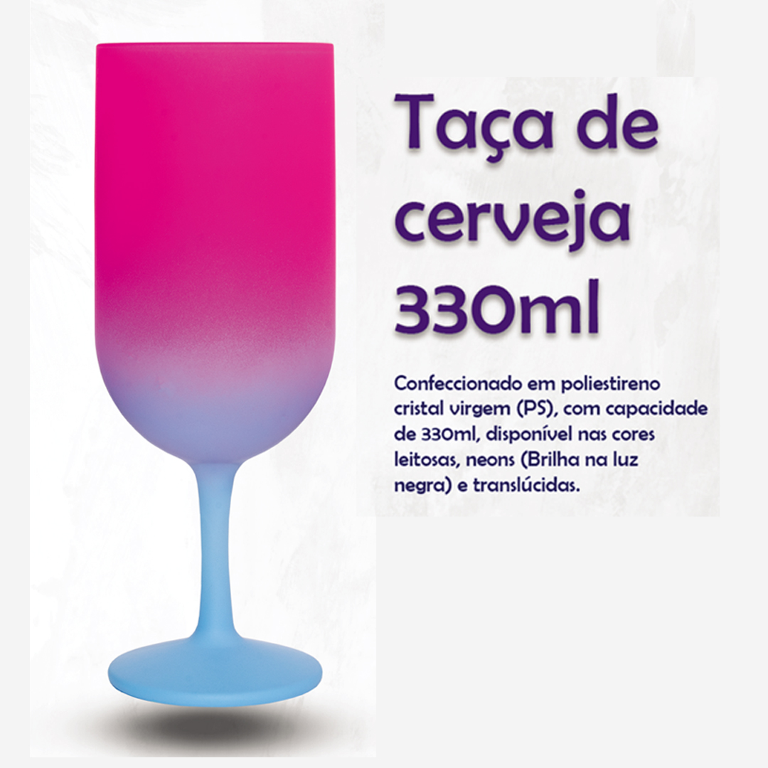 Taça de cerveja   pedido minimo 30 unidades
